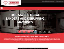 Tablet Screenshot of demmlermachinery.com